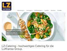 Tablet Screenshot of lz-catering.de
